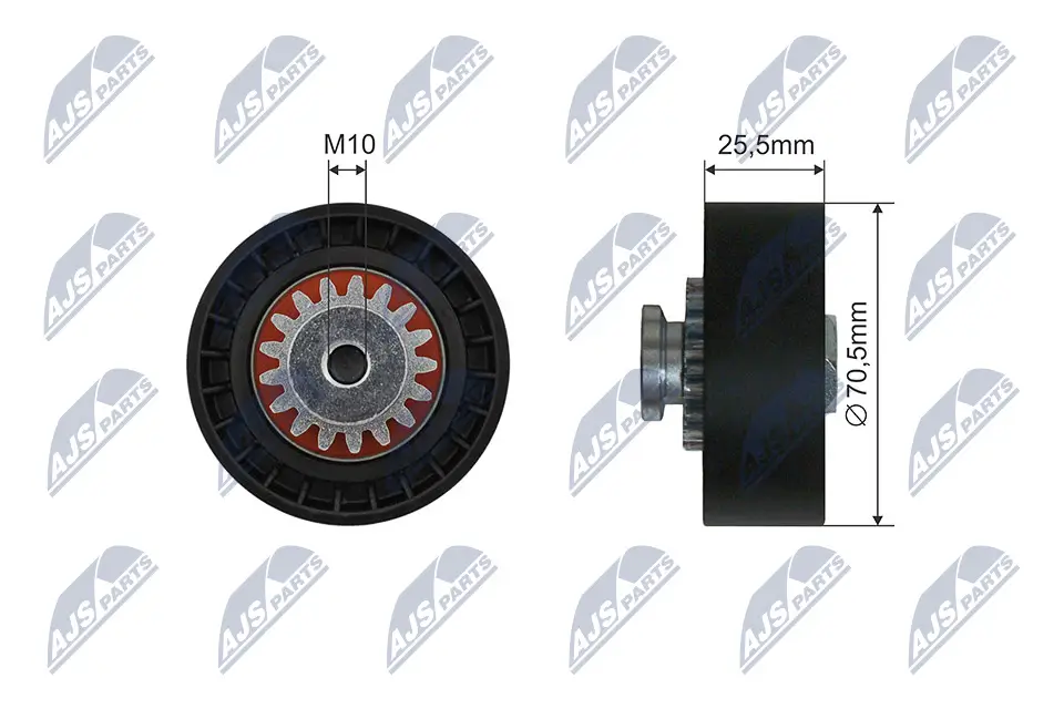 Spannrolle, Keilrippenriemen NTY RNK-RE-036