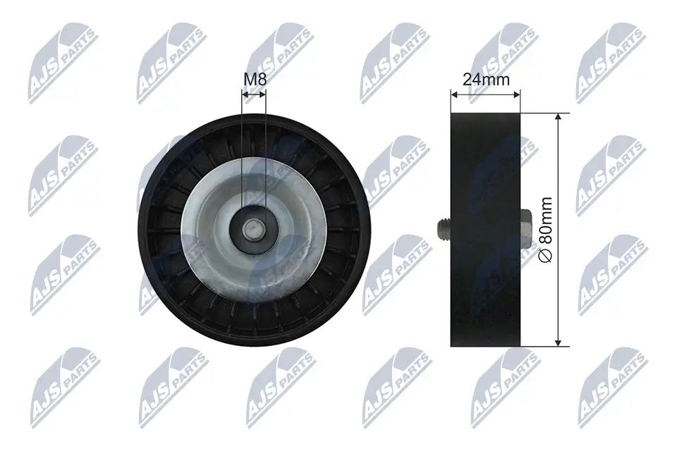 Umlenk-/Führungsrolle, Keilrippenriemen NTY RNK-SA-003