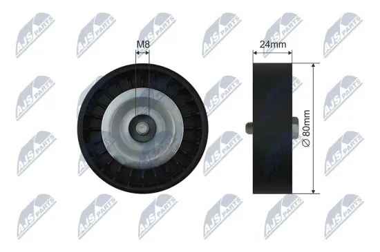 Umlenk-/Führungsrolle, Keilrippenriemen NTY RNK-SA-003 Bild Umlenk-/Führungsrolle, Keilrippenriemen NTY RNK-SA-003