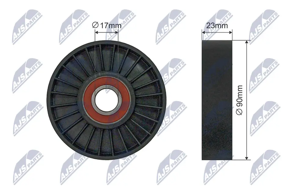 Spannrolle, Keilrippenriemen NTY RNK-SA-006