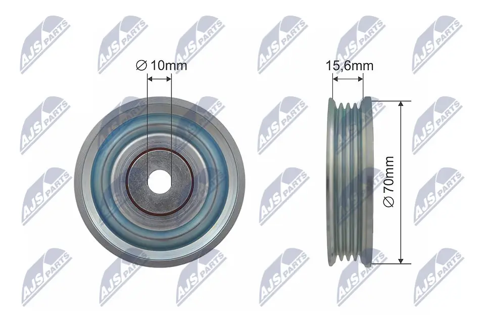 Umlenk-/Führungsrolle, Keilrippenriemen NTY RNK-SU-006
