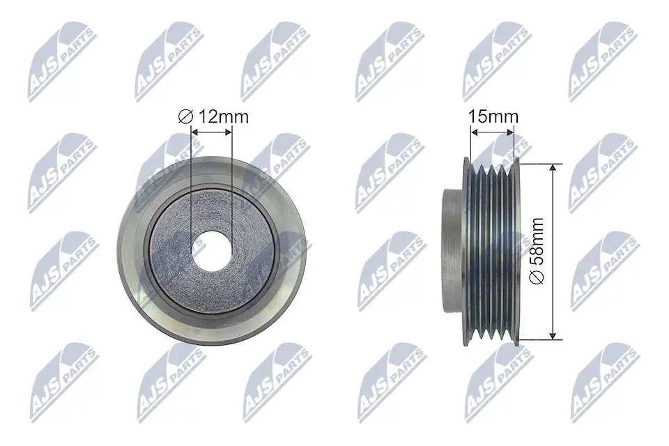 Spannrolle, Keilrippenriemen NTY RNK-SU-009