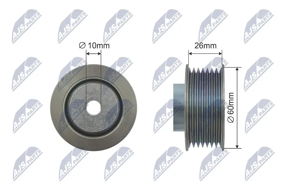 Umlenk-/Führungsrolle, Keilrippenriemen NTY RNK-SU-010