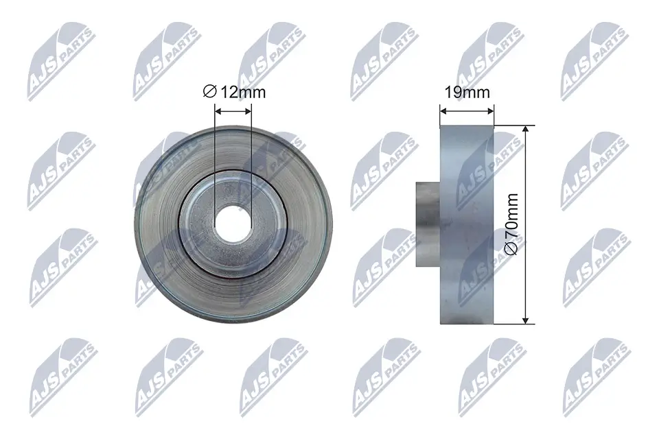 Spannrolle, Keilrippenriemen NTY RNK-SU-017