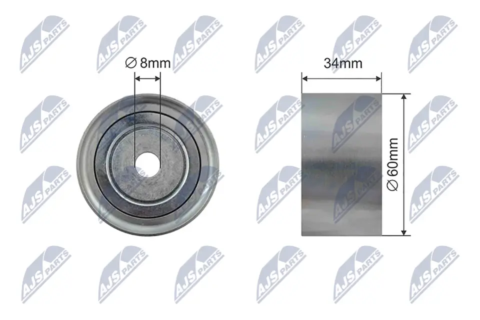 Umlenk-/Führungsrolle, Zahnriemen NTY RNK-SU-018