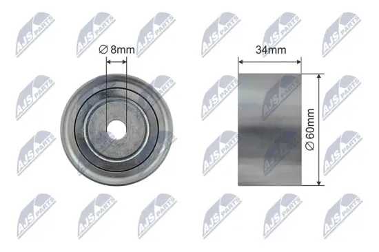 Umlenk-/Führungsrolle, Zahnriemen NTY RNK-SU-018 Bild Umlenk-/Führungsrolle, Zahnriemen NTY RNK-SU-018
