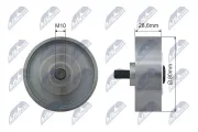 Umlenk-/Führungsrolle, Keilrippenriemen NTY RNK-TY-007