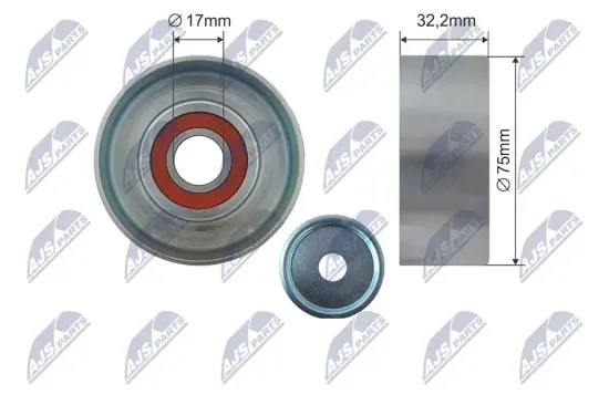 Spannrolle, Keilrippenriemen NTY RNK-TY-016 Bild Spannrolle, Keilrippenriemen NTY RNK-TY-016