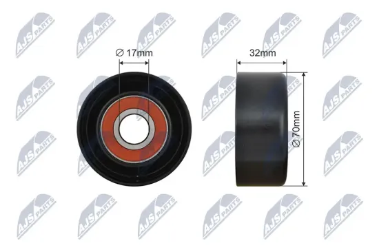 Umlenk-/Führungsrolle, Keilrippenriemen NTY RNK-TY-035 Bild Umlenk-/Führungsrolle, Keilrippenriemen NTY RNK-TY-035