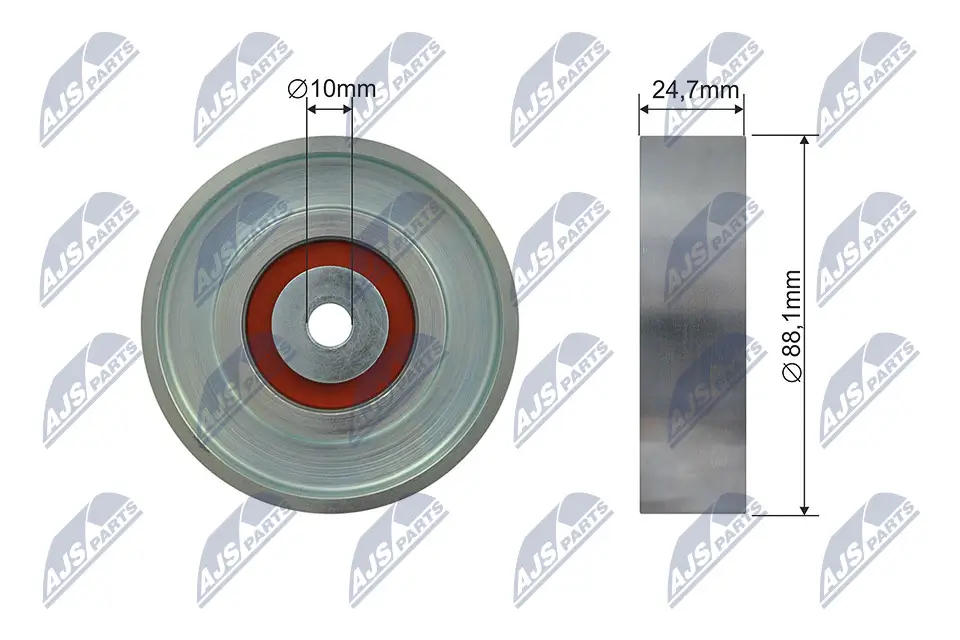 Spannrolle, Keilrippenriemen NTY RNK-TY-040