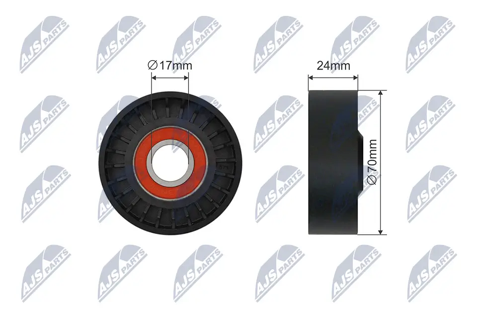 Spannrolle, Keilrippenriemen NTY RNK-VV-008