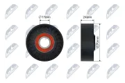 Spannrolle, Keilrippenriemen NTY RNK-VV-008
