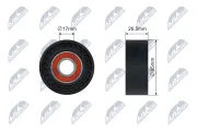 Spannrolle, Keilrippenriemen NTY RNK-VV-011
