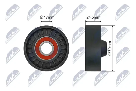 Spannrolle, Keilrippenriemen NTY RNK-VV-020 Bild Spannrolle, Keilrippenriemen NTY RNK-VV-020