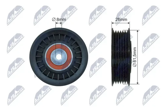Spannrolle, Keilrippenriemen NTY RNK-VW-029 Bild Spannrolle, Keilrippenriemen NTY RNK-VW-029