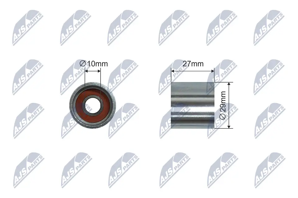 Spannrolle, Keilrippenriemen NTY RNK-VW-033