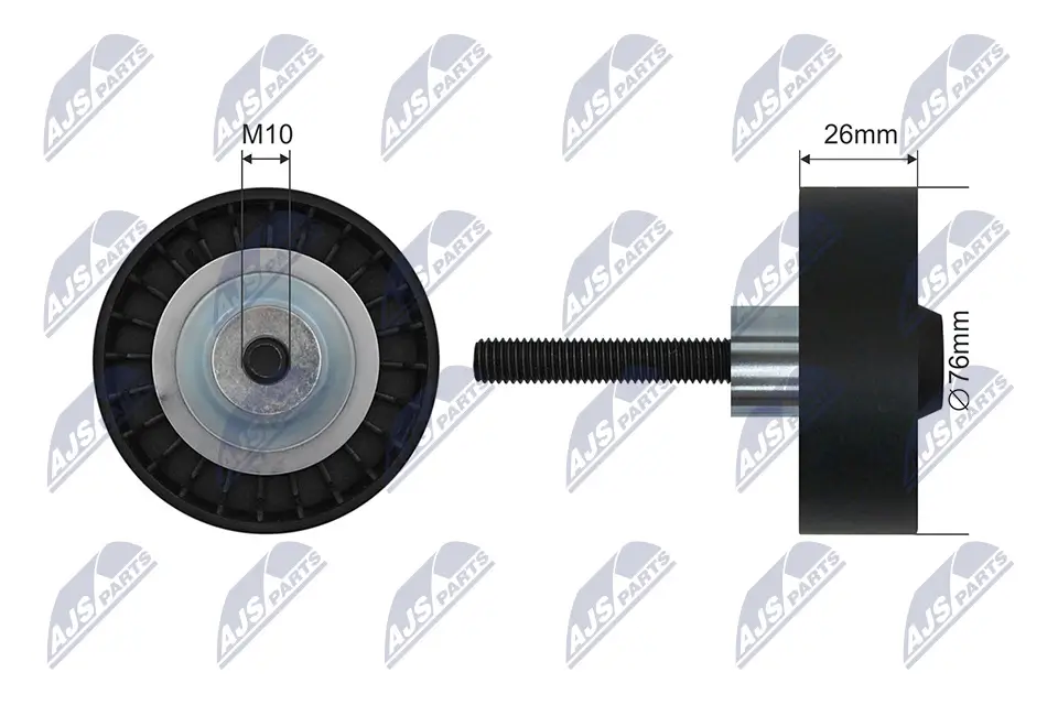 Umlenk-/Führungsrolle, Keilriemen NTY RNK-WW-002