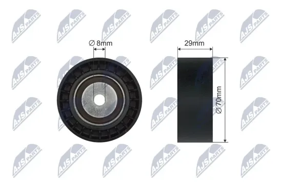 Umlenk-/Führungsrolle, Keilrippenriemen NTY RNK-WW-005 Bild Umlenk-/Führungsrolle, Keilrippenriemen NTY RNK-WW-005