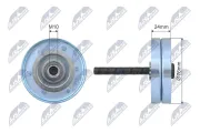 Umlenk-/Führungsrolle, Keilrippenriemen NTY RNK-WW-009