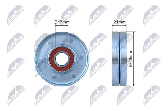 Spannrolle, Keilrippenriemen NTY RNK-WW-010 Bild Spannrolle, Keilrippenriemen NTY RNK-WW-010