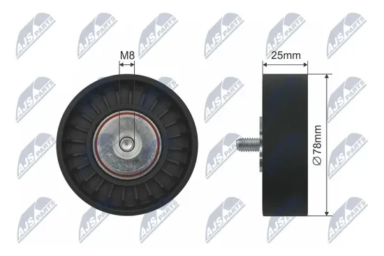 Umlenk-/Führungsrolle, Keilrippenriemen NTY RNK-WW-016 Bild Umlenk-/Führungsrolle, Keilrippenriemen NTY RNK-WW-016