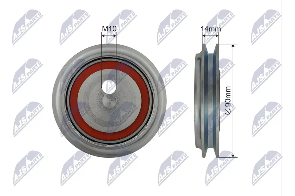 Spannrolle, Keilrippenriemen NTY RNK-WW-027