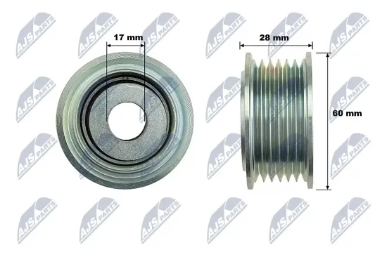 Umlenk-/Führungsrolle, Keilrippenriemen NTY RNK-WW-043 Bild Umlenk-/Führungsrolle, Keilrippenriemen NTY RNK-WW-043