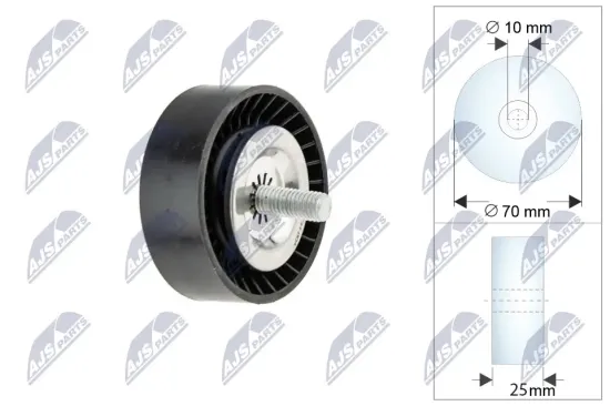 Umlenk-/Führungsrolle, Keilrippenriemen NTY RRK-CH-004 Bild Umlenk-/Führungsrolle, Keilrippenriemen NTY RRK-CH-004