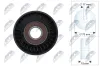 Spannrolle, Keilrippenriemen NTY RRK-CH-007