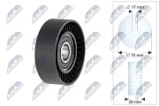 Umlenk-/Führungsrolle, Keilrippenriemen NTY RRK-CH-009