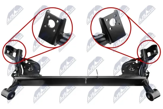 Achskörper Hinterachse NTY ZRZ-RE-016 Bild Achskörper Hinterachse NTY ZRZ-RE-016