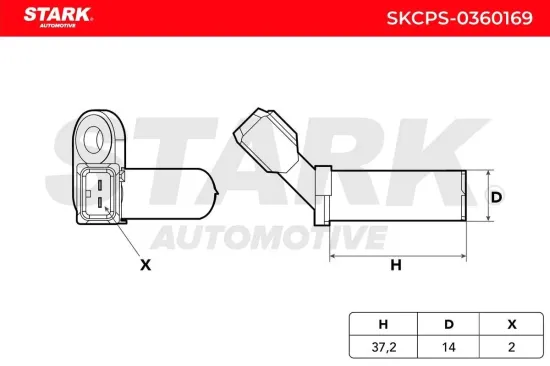 Impulsgeber, Kurbelwelle Stark SKCPS-0360169 Bild Impulsgeber, Kurbelwelle Stark SKCPS-0360169