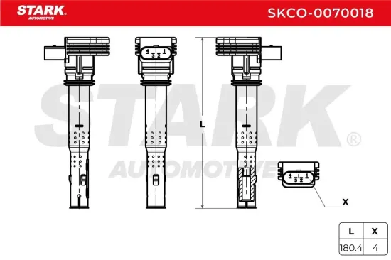 Zündspule Stark SKCO-0070018 Bild Zündspule Stark SKCO-0070018