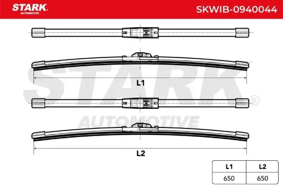 Wischblatt vorne Stark SKWIB-0940044 Bild Wischblatt vorne Stark SKWIB-0940044