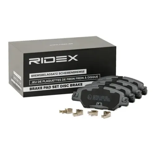 Bremsbelagsatz, Scheibenbremse Hinterachse RIDEX 402B1328 Bild Bremsbelagsatz, Scheibenbremse Hinterachse RIDEX 402B1328