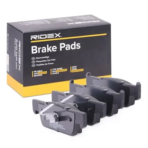 Bremsbelagsatz, Scheibenbremse Vorderachse RIDEX 402B1828 Bild Bremsbelagsatz, Scheibenbremse Vorderachse RIDEX 402B1828