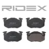 Bremsbelagsatz, Scheibenbremse Hinterachse RIDEX 402B0050 Bild Bremsbelagsatz, Scheibenbremse Hinterachse RIDEX 402B0050