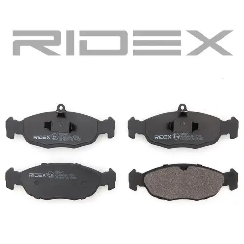 Bremsbelagsatz, Scheibenbremse Vorderachse RIDEX 402B0047 Bild Bremsbelagsatz, Scheibenbremse Vorderachse RIDEX 402B0047