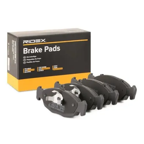 Bremsbelagsatz, Scheibenbremse Vorderachse RIDEX 402B0047 Bild Bremsbelagsatz, Scheibenbremse Vorderachse RIDEX 402B0047