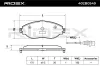 Bremsbelagsatz, Scheibenbremse Vorderachse RIDEX 402B0549 Bild Bremsbelagsatz, Scheibenbremse Vorderachse RIDEX 402B0549