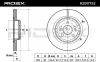 Bremsscheibe Vorderachse RIDEX 82B0752 Bild Bremsscheibe Vorderachse RIDEX 82B0752