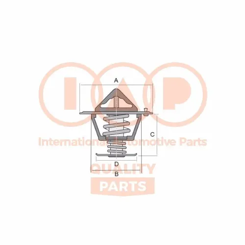 Thermostat, Kühlmittel IAP QUALITY PARTS 155-12024 Bild Thermostat, Kühlmittel IAP QUALITY PARTS 155-12024