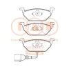 Bremsbelagsatz, Scheibenbremse Vorderachse IAP QUALITY PARTS 704-50046P