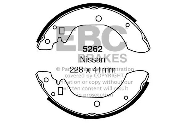 Bremsbackensatz EBC Brakes 5262