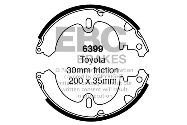 Bremsbackensatz EBC Brakes 6399