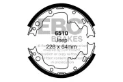 Bremsbackensatz Hinterachse EBC Brakes 6510