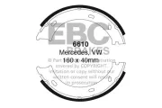 Bremsbelagsatz, Scheibenbremse Vorderachse EBC Brakes DP41295R