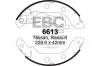 Bremsbackensatz Hinterachse EBC Brakes 6613