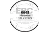 Bremsbackensatz Hinterachse EBC Brakes 6645