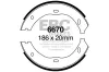 Bremsbackensatz Hinterachse EBC Brakes 6670